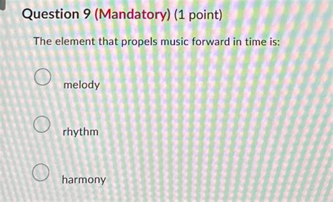 which element propels music forward in time? And does it possess an intrinsic quality that transcends cultural boundaries?